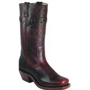 Woman’s Brown Vintage Boulet Leather Motorcycle Western Boots 5095C